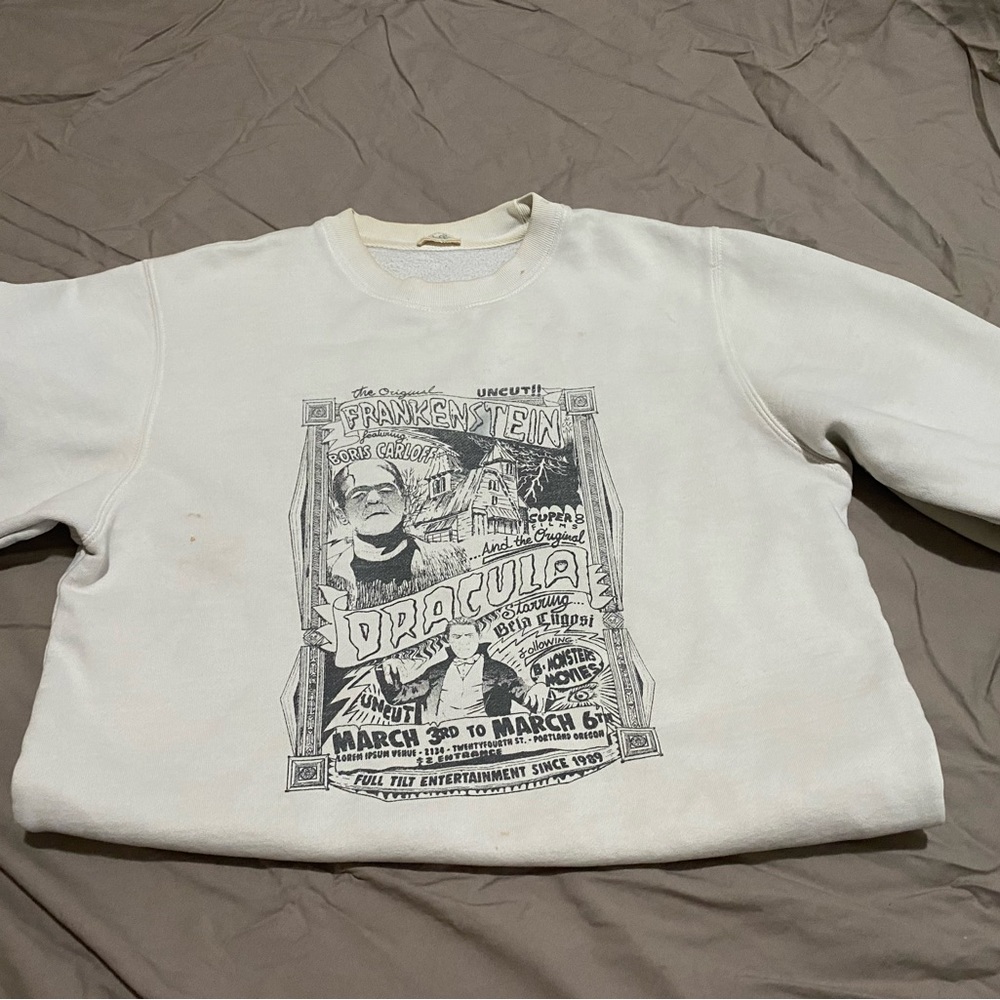 Brandye Melville Frankenstein Sweatshirt 🤍🖤
